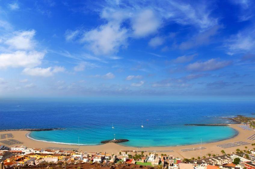 First Line Sea, Luxury Penthouse, Sea And Sunset View Vivenda Vacational Guayero 618 Apartment Los Cristianos  Exterior foto