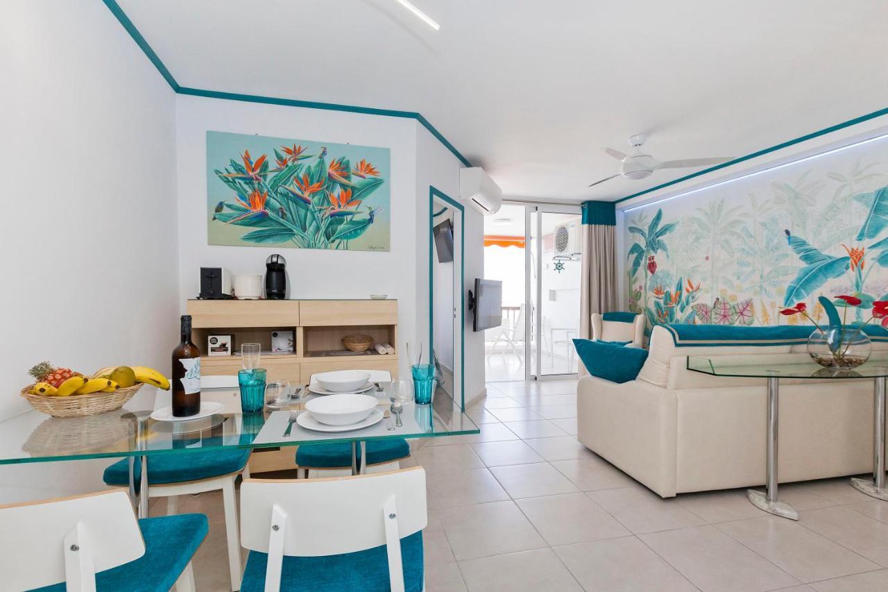 First Line Sea, Luxury Penthouse, Sea And Sunset View Vivenda Vacational Guayero 618 Apartment Los Cristianos  Exterior foto