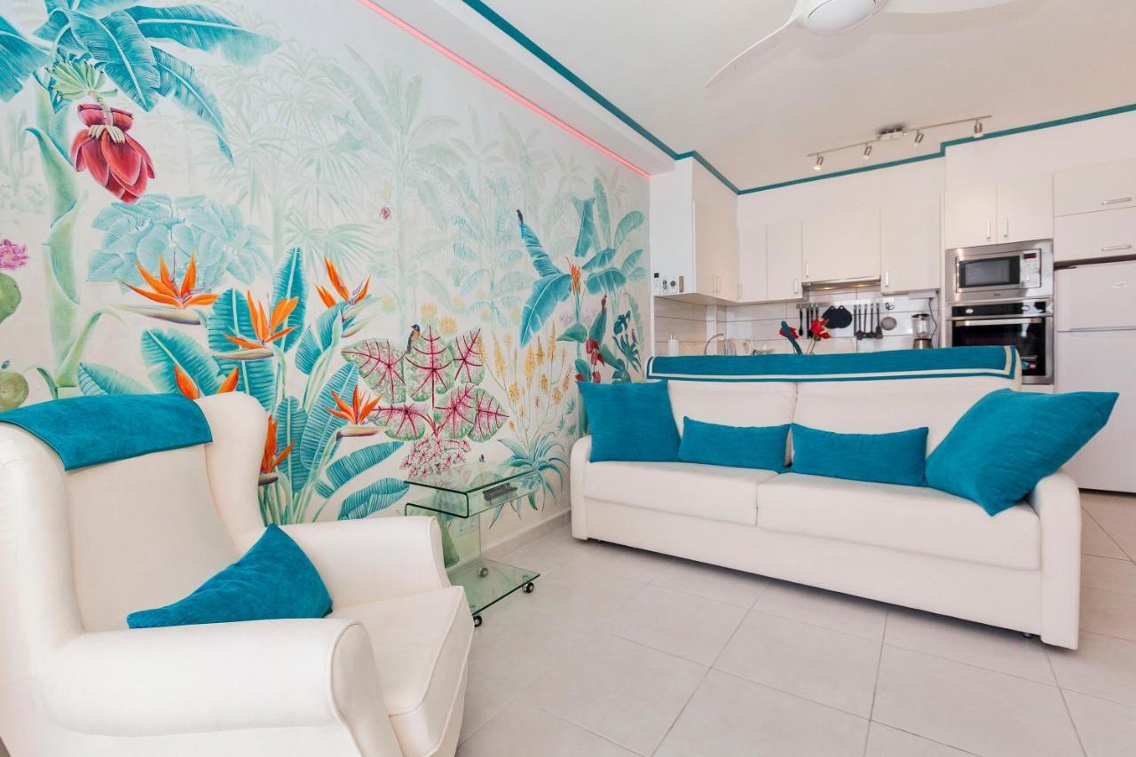 First Line Sea, Luxury Penthouse, Sea And Sunset View Vivenda Vacational Guayero 618 Apartment Los Cristianos  Exterior foto