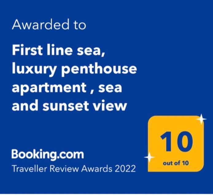 First Line Sea, Luxury Penthouse, Sea And Sunset View Vivenda Vacational Guayero 618 Apartment Los Cristianos  Exterior foto